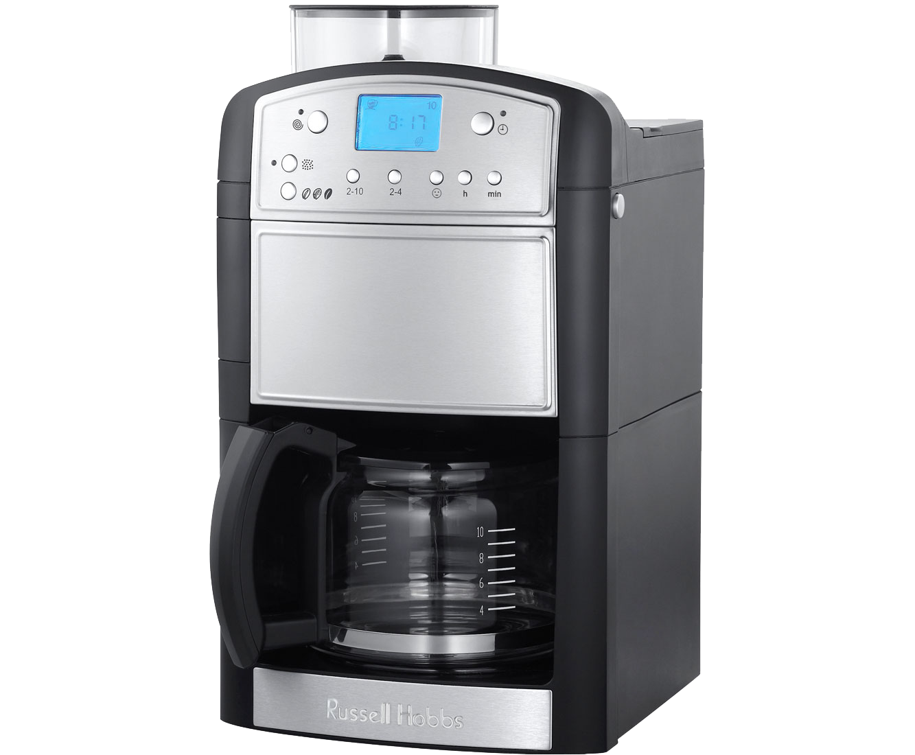 Review: Russell Hobbs 14899 Platinum Grind & Brew Coffee Maker - Latest  News and Reviews - Hughes Blog