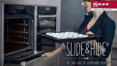 Neff Slide&Hide® B44M42N5GB Single Built-in Electric Oven