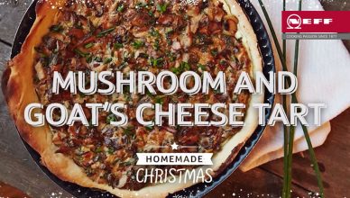 Mushroom and Goats' Cheese Tart