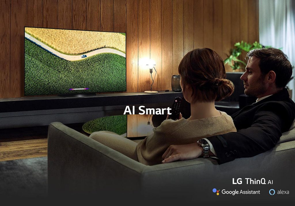 LG OLED55B9PLA is AI smart