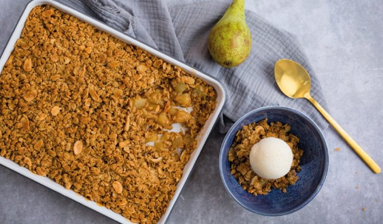 Neff Desert Pear and Ginger Crumble Recipe