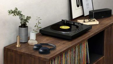 Sony Bluetooth Turntable and Wireless Headphones